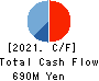 Temairazu, Inc. Cash Flow Statement 2021年6月期