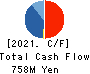 SHINWA WISE HOLDINGS CO.,LTD. Cash Flow Statement 2021年May期 SHINWA WISE HOLDINGS CO.,LTD. Cash Flow Statement 2021年5月期
