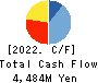HOKUETSU METAL Co.,Ltd. Cash Flow Statement 2022年3月期