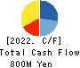 Chatwork Co.,Ltd. Cash Flow Statement 2022年12月期