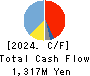 Nippon Dry-Chemical CO.,LTD. Cash Flow Statement 2024年3月期
