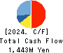 XNET Corporation Cash Flow Statement 2024年3月期