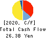 DaikyoNishikawa Corporation Cash Flow Statement 2020年3月期
