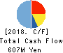 TOWA Hi SYSTEM CO.,LTD. Cash Flow Statement 2018年9月期