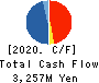 The Kaneshita Construction Co.,Ltd. Cash Flow Statement 2020年12月期