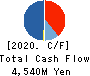 JINUSHI Co., Ltd. Cash Flow Statement 2020年12月期