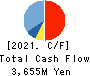 Kusurinomadoguchi,Inc. Cash Flow Statement 2021年3月期