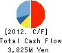 Hitachi Zosen Fukui Corporation Cash Flow Statement 2012年3月期