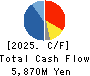 TEIKOKU ELECTRIC MFG.CO.,LTD. Cash Flow Statement 2025年3月期