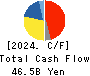 TORIDOLL Holdings Corporation Cash Flow Statement 2024年3月期