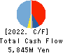 JAPAN ELECTRONIC MATERIALS CORPORATION Cash Flow Statement 2022年Mar期 JAPAN ELECTRONIC MATERIALS CORPORATION Cash Flow Statement 2022年3月期