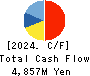 Fukui Computer Holdings,Inc. Cash Flow Statement 2024年3月期