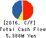 KYOSEI RENTEMU CO.,LTD. Cash Flow Statement 2016年3月期