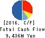 DSB Co., Ltd. Cash Flow Statement 2016年3月期