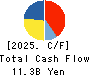 TOCALO Co.,Ltd. Cash Flow Statement 2025年3月期