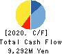 TANAKA CHEMICAL CORPORATION Cash Flow Statement 2020年3月期