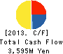 SHINWA NAIKO KAIUN KAISHA LTD. Cash Flow Statement 2013年3月期