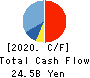 Earth Corporation Cash Flow Statement 2020年12月期