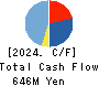 GSI Co., Ltd. Cash Flow Statement 2024年3月期