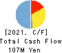 Digital Media Professionals Inc. Cash Flow Statement 2021年Mar期 Digital Media Professionals Inc. Cash Flow Statement 2021年3月期