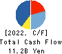 NIHON DEMPA KOGYO CO.,LTD. Cash Flow Statement 2022年3月期