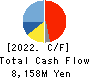 YAMAICHI ELECTRONICS CO.,LTD. Cash Flow Statement 2022年3月期