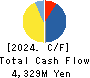 AWA PAPER & TECHNOLOGICAL COMPANY, Inc. Cash Flow Statement 2024年3月期