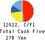 Dexerials Corporation Cash Flow Statement 2022年3月期