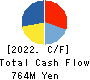 WOW WORLD GROUP Inc. Cash Flow Statement 2022年3月期