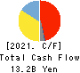 TOWA PHARMACEUTICAL CO.,LTD. Cash Flow Statement 2021年3月期