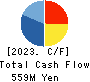 TOSHIN HOLDINGS CO.,LTD Cash Flow Statement 2023年4月期