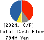SANYEI CORPORATION Cash Flow Statement 2024年Mar期 SANYEI CORPORATION Cash Flow Statement 2024年3月期