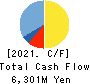 WDI Corporation Cash Flow Statement 2021年3月期