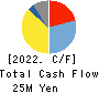YCP Holdings Cash Flow Statement 2022年12月期