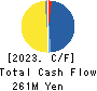 Datasection Inc. Cash Flow Statement 2023年Mar期 Datasection Inc. Cash Flow Statement 2023年3月期