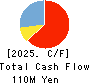 Ubiquitous AI Corporation Cash Flow Statement 2025年Mar期 Ubiquitous AI Corporation Cash Flow Statement 2025年3月期