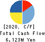TOKEN CORPORATION Cash Flow Statement 2020年4月期