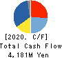 TSUBAKI NAKASHIMA CO.,LTD. Cash Flow Statement 2020年12月期