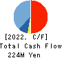 TDSE Inc. Cash Flow Statement 2022年3月期