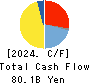 SHINKO ELECTRIC INDUSTRIES CO.,LTD. Cash Flow Statement 2024年3月期
