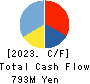 AMIYA Corporation Cash Flow Statement 2023年12月期