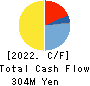 Datasection Inc. Cash Flow Statement 2022年Mar期 Datasection Inc. Cash Flow Statement 2022年3月期