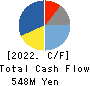 SHOWA SHINKU CO.,LTD. Cash Flow Statement 2022年3月期