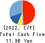 OKAMOTO MACHINE TOOL WORKS,LTD. Cash Flow Statement 2022年3月期