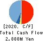 Strike Company,Limited Cash Flow Statement 2020年8月期