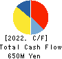 MKSystem Corporation Cash Flow Statement 2022年3月期