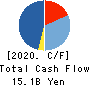 MIRAI INDUSTRY CO.,LTD. Cash Flow Statement 2020年3月期