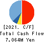 Digital Garage, Inc. Cash Flow Statement 2021年Mar期 Digital Garage, Inc. Cash Flow Statement 2021年3月期