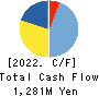 DMW CORPORATION Cash Flow Statement 2022年3月期