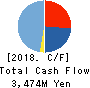 CTS Co., Ltd. Cash Flow Statement 2018年3月期